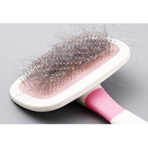 빗 머리 돌아가는 고양이 브러시 S 묵은털빗질 노르웨이숲고양이 냥이브러쉬 고양이용품 단모종빗 고양이털먼지 냥이빗 장모종브러쉬, 핑크