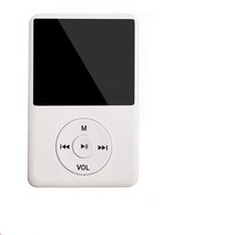 블루투스 MP3 레트로 감성 시끄러운 스피커 및 내장 8gb 16gb 32gb hifi 휴대용 워크맨 라디오fm레코드가 있는 새 버전 블루투스 mp3 음악 플레이어, 하얀, 16 기가 바이트