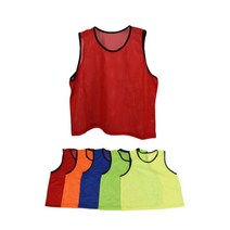 프로맥스 팀 조끼 유니폼 블루 2XL 단체복 단체 조끼, 레드