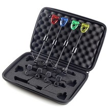 낚시 스윙 어 세트 낚시 물린 경보 표시기 지퍼 케이스에 4pcs Led 조명 스윙 어 잉어 낚시 액세서리 X601, 01 as picture, 01 as picture