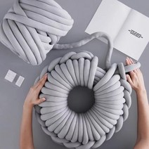 자이언트얀 500g 1kg 19색 빅얀 점보얀 패브릭얀암니팅 핸드니팅, 다크그레이-1kg