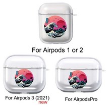 블루 웨이브 커버 Airpods 2/1 3 이어폰 소프트 TPU Airpods 케이스 AirPod 커버 Earpods 애플 Airpods3 20, [03] 03