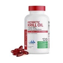 브론슨 남극 크릴오일 1000mg 오메가3s EPA DHA 아스타크산틴 인 120소프트겔 포함