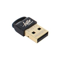 MBF-BT40BK 블루투스 동글이 USB 노트북 PC 오디오 수신기, 화이트