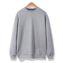 S~3XL 빅사이즈 남녀 공용 특양면 무지 베이직 맨투맨 노멀핏 MTM001