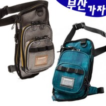 시마노 런암 레그백 WB-022R 루어보조가방 4주머니, 드레이닝블루L