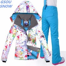 승마레슨 승마바지 Gsou snow-고품질 여성 자켓 스키복 캠프 승마 스포츠 방수 방풍 스노우보드 + 바지, 11 Q5_03 M