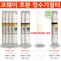 웅진 코웨이 CHP-01AL 13인치 양방향 프리미엄 정수기필터 RO80 리필 1년치세트