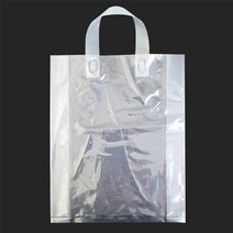 마음담아 고급 선물 봉투 이쁜 손잡이 비닐 어린이집 유치원 사은품 답례 포장, 사이즈