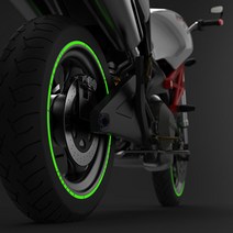 오토바이 휠스티커 18인치, 별프리즘, 1개