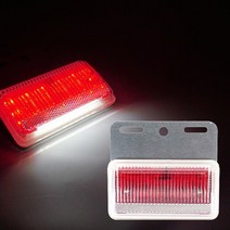 LED 차폭등 사이드램프 24v 빨간색 윙바디 화물차 1톤탑차 덤프트럭옆 안개