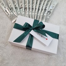 꿀벌달콤함에 빠지다 꿀스틱 12매 리본완포장, 화이트상자(그린리본), 1개