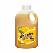 흥국 오렌지 농축액 1.5L, 신선포장