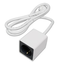 LS 멀티탭 연장케이블 1구 원형, 그레이, 3m, 1개