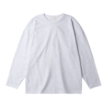 어깨 넓어보이는 남자 오버핏 긴팔티셔츠 빅사이즈 무지 라운드넥 데일리 긴팔티 ~5XL