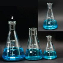 유리 삼각플라스크 500ml 1개 과학실험 실험재료 비커 초자류