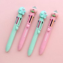 2000쪼꼬미피규어8색볼펜0.5mm, 랜덤