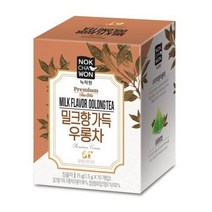 녹차원 간편한 [녹차원] 밀크향가득우롱차 10티백 x 4개 명절 부모님 지인 선물 회사 탕비실 손님접대, 16set