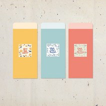 예닮 마음을 담는 꽃 봉투 편지봉투 컬러봉투 규격봉투 무지봉투 소봉투 우편봉투 현금봉투 3종x각10매, 30매