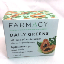 Farmacy Daily Greens Moisturizer Oil Free Gel w Moringa and Papaya 1.7 fl oz NEW