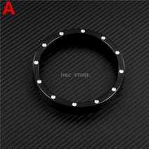 호환 할리데이비슨 오토바이 black speedometer trim bezel cover billet cnc cut sportster 883 1200 xl xr iron bob, 속도계 트림