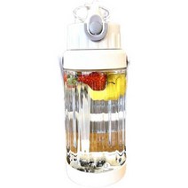 대형 텀블러 보냉 보온 대용량 빨대 물병 2L 1L 컵, 다크그린 1500ml