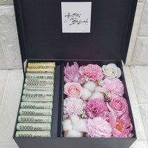 영하우스 어버이날 용돈박스 부모님 용돈박스 반전 용돈 돈티슈 돈꽃상자, 반전벚꽃양난용돈박스 핑크+베풀카드+쇼핑백