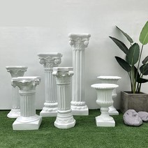 유럽풍 앤틱 장식기둥 석고 전시다이 신전기둥 오브제 촬영 소품, A