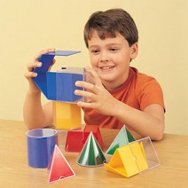 초등생 5학년 투명입체도형 평면전개도 학교 수업용8종 선물 방문교사 소근육 11살