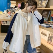 캐주얼 얇은 긴소매 남자 차이나 봄 린넨셔츠 여성용 베이직 재킷 올매치 미적인 아웃웨어 카와이 튜닉 패치워크 루즈 지퍼 후드 의류 햇빛 차단 패션