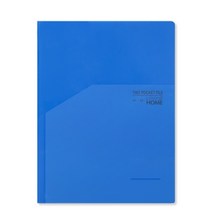 오렌지오피스 A4 A3 두꺼운 투포켓 홀더, 1개, 블루