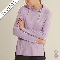 올리비아로렌 비비올리비아 기본핏 후드 티셔츠 VVCALXS2276
