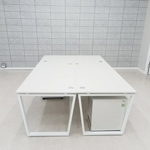 멜론 책상 사무실 사무용책상 수입, 블랙, 아카시아