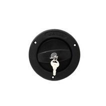 카라반 캠핑 물통 정수통 대용량 오수통 이동식 차박 청수통 자동차 캠핑카 Accessoires 해치 안전 키 보호 잠금 탱크 입구 캐러밴 트레일러 RV 물 중력 야외, Black