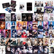 인생네컷앨범 초음파앨범 성장앨범 본식사진 웨딩포토북 Kpop 제니 리사 로모 카드 8 개 사진 앨범 태어난 핑크 베놈 K 팝 포토카드 Aespa Itzy KEP1ER Twice J, [02] BP1-54PCS-A3