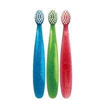 래디어스 토츠 3개 혼합 색상 유아 칫솔 2단계, 단품