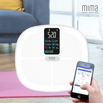 미마전자 MBS-W19B 트레이너 스마트 체지방 체중계 인바디 BMI 체성분 측정 가정용 디지털, 단품