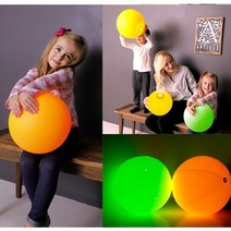 [방수빅발리볼] 샤니볼3 야광 LED 비치발리볼 소프트 에어 볼, 샤니볼 A (노란색볼)