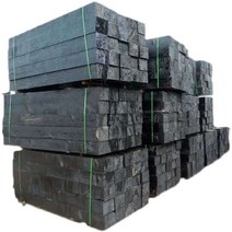 철도 침목 검은 재활용 조경 교각 가구 공사 받침목, 길이1000x가로220x높이160mm - 1개