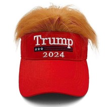 트럼프 2024 모자 도널드 Keep America Great MAGA 카모 자수 조절 가능한 야구 모자 레드-마가 586396, Red-c