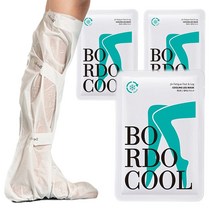BORDO 쿨링 레그팩 3개 발바닥 패치 발 파스 풋 종아리 시트 다리 붓기 뒤꿈치