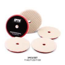 대량 판매 2Pcs amp 10Pcs 자동차 보트 스크래치 제거를위한 SPTA 3Inch5Inch6Inch 연마 울 패드 버퍼 패드, 1sets Mix Woolen Pad+3 Inch Ba