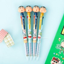 짱구는못말려 마스코트 3색 0.7mm 볼펜 멀티펜 -30개입, 단품, 단품