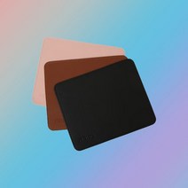 앱코 파스텔 데스크 가죽 스몰 마우스 패드 브라운