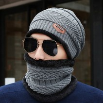 예쁜창고 [배송무료] 털모자넥워머세트 가성비갑! 겨울 방한 목도리 털모자