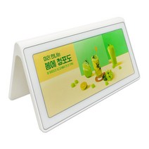 세이크린 아크릴꽂이 명함쇼케이스 메뉴판 탁상용 양면 단면, 1개, 03-1.CNM248W_100 X 220 A형 화이트