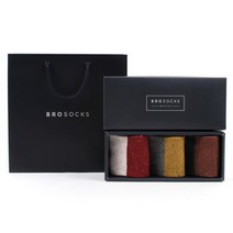 브로마인드 여성용 트리플컬러 니트양말 3P 선물세트