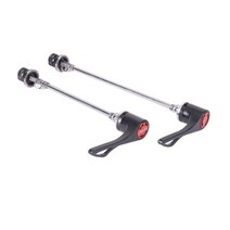 자전거 부품 허브 꼬치에 1 쌍 나사 9mm 5mm 초경량 95g 퀵 릴리스 꼬치 100 135 mtb 도로 dh에 대한 저렴한 안정적인 차축, 검은색