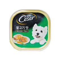 시저 반려견 주식캔, 불고기, 100g, 3개