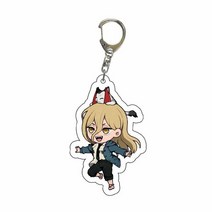 체인소맨 키링 Chainsaw Man Anime KeyChain Women Cos Girls Gift 열쇠 고리 남성용 아크릴 자동차 파티 펜던트 일본 포치 타, [26] 5261